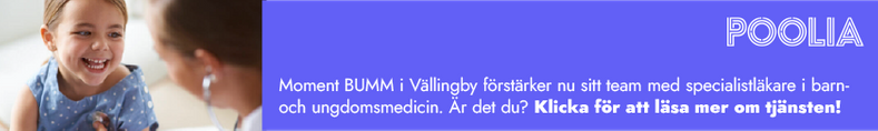 Barnläkare till Moment BUMM i Vällingby
